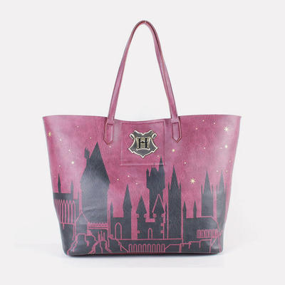 Harry Potter Tote bag with faux suede lining and printing