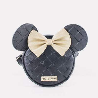 Cute Disney minnie mouse round crossbody bag with  bowknot
